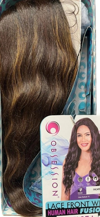 Obsession Lace Front Human Hair Fusion Wig - Chelsea