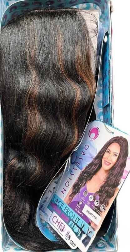 Obsession Lace Front Human Hair Fusion Wig - Chelsea