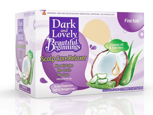 Dark And Lovely Beautiful Beginnings Scalp Care No Lye Relaxer