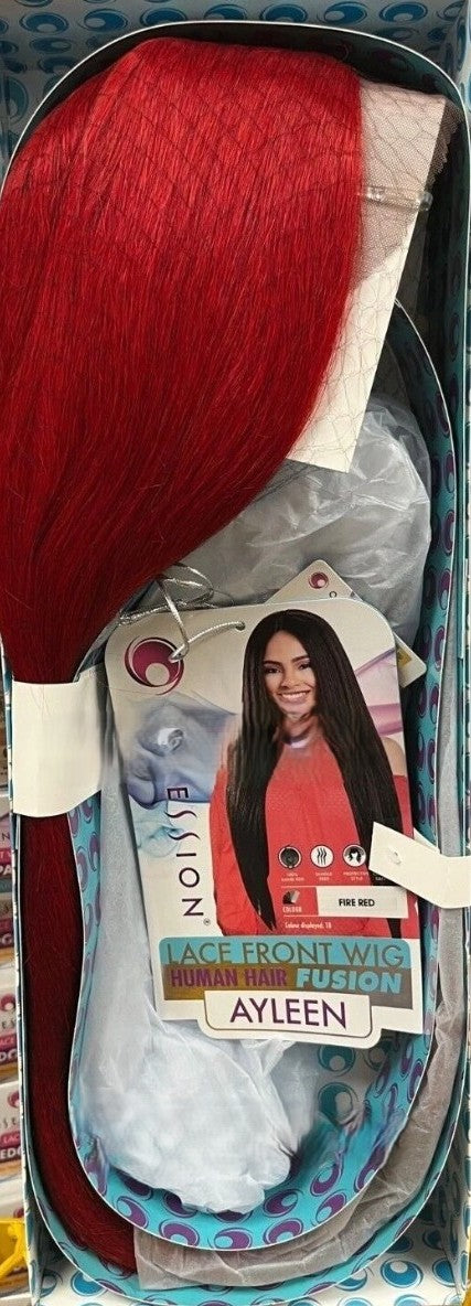 Obsession Lace Front Human Hair Fusion Natural Texture & Wave Hair Wig - Ayleen