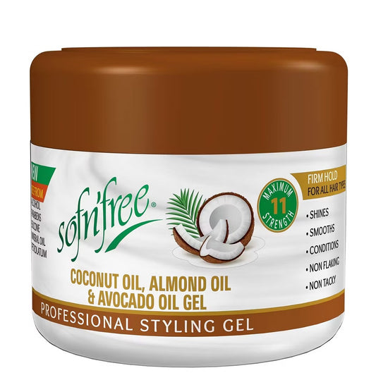 Sofn’Free Coconut Oil, Almond Oil & Avocado Oil Gel 250ml