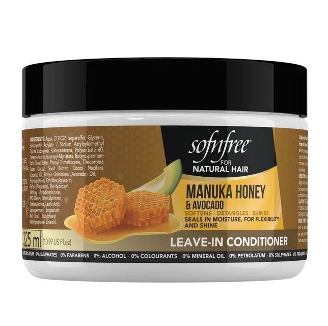 Sofn'Free Manuka Honey & Avocado Leave-In Conditioner 325ml