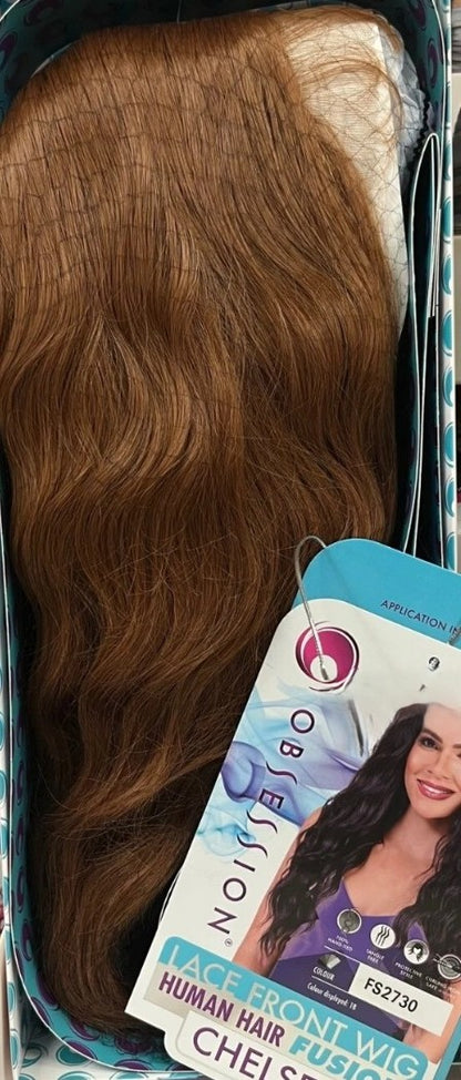 Obsession Lace Front Human Hair Fusion Wig - Chelsea
