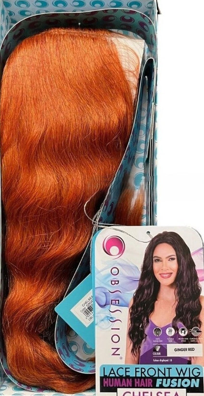 Obsession Lace Front Human Hair Fusion Wig - Chelsea