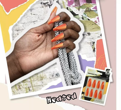 Ebin New York Brooklyn Hottie Collection Nails Set 24pcs With Glue