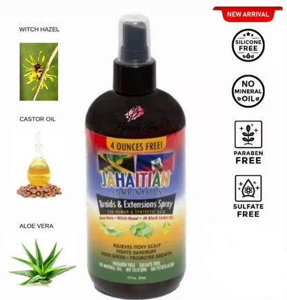 Jahaitian Braids and Extensions Spray 12oz