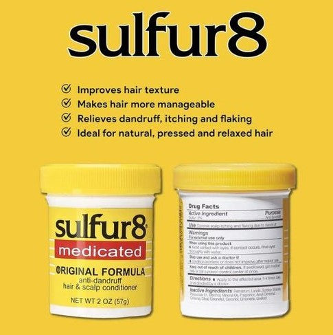 Sulfur 8 Medicated Original Formula Anti Dandruff Hair And Scalp Conditioner