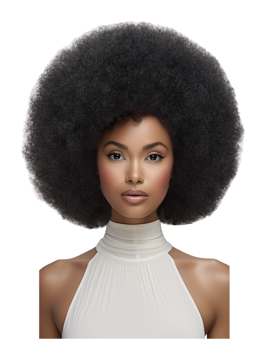 Sleek Synthetic Wig – Jumbo Afro