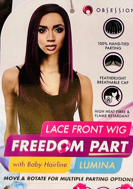 Obsession Synthetic Lace Front Free Part Hand Tied Wig  - Lumina