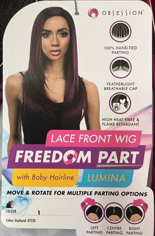 Obsession Synthetic Lace Front Free Part Hand Tied Wig  - Lumina