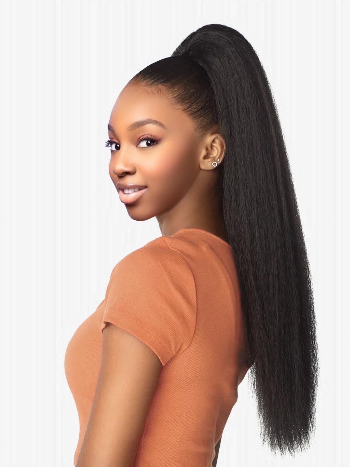 CHERISH SYNTHETIC LONG DRAWSTRING PONYTAIL - YAKY STRAIGHT 24 INCH FLUFFY