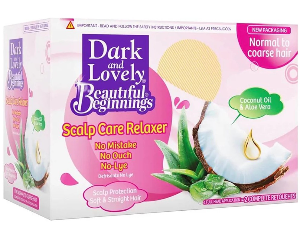 Dark And Lovely Beautiful Beginnings Scalp Care No Lye Relaxer
