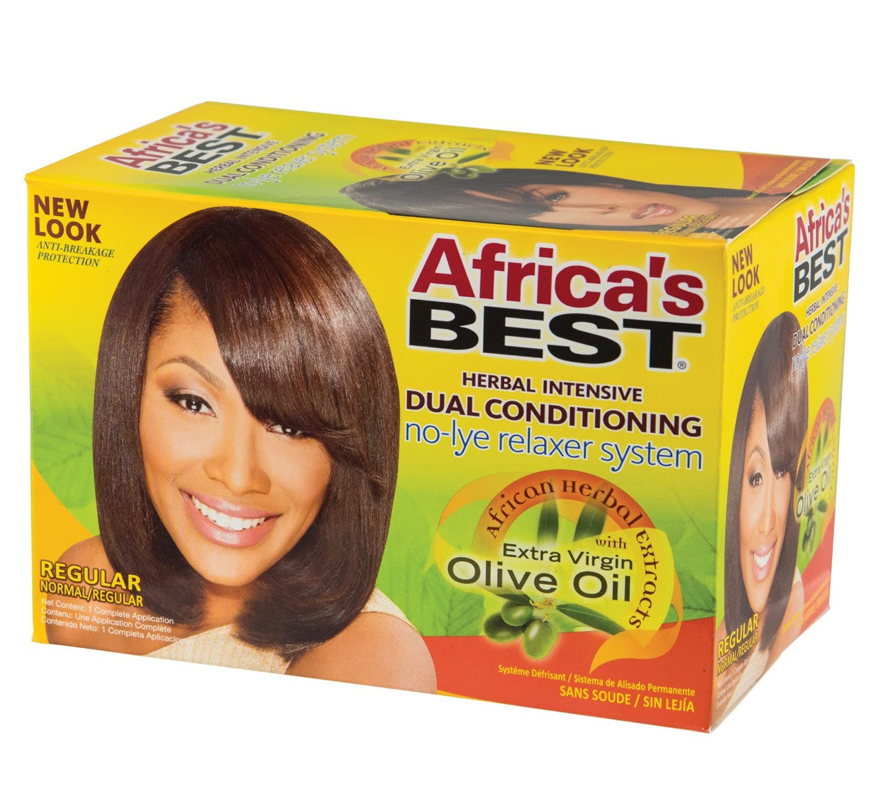 Africa's Best Herbal Intensive Dual Conditioning Relaxer System Regular