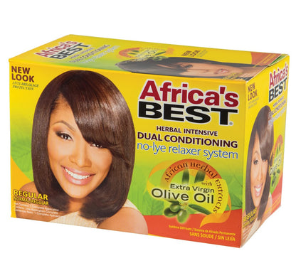 Africa's Best Herbal Intensive Dual Conditioning Relaxer System Regular