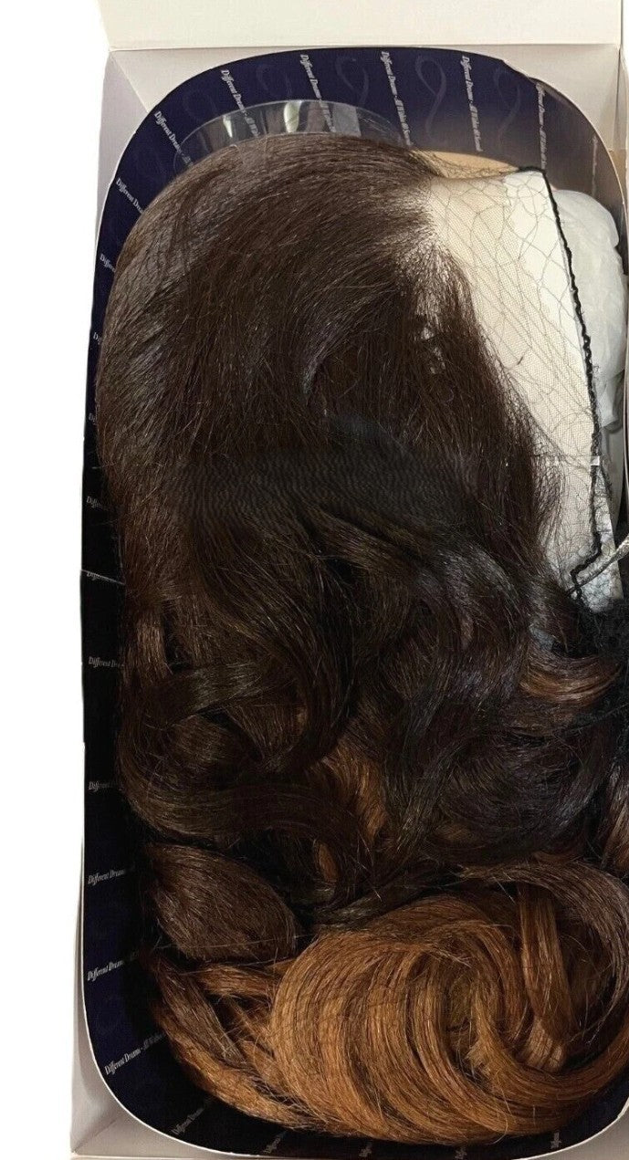 Cherish Synthetic Lace Front Short Curly Natural Hand Made Hair Wig - Danica