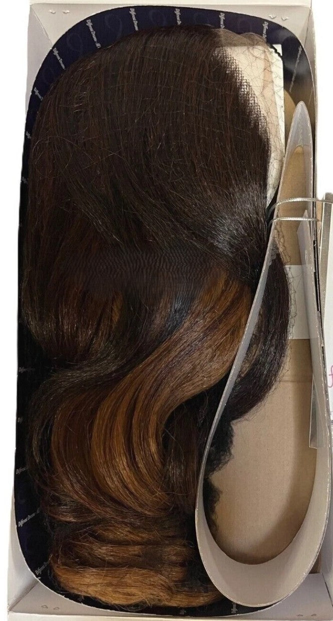 Cherish Synthetic Lace Front Long Bob Hair Wig - Joline