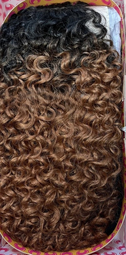 Obsession Synthetic Lace Front Free Part Curly Hair Wig - GRACIE