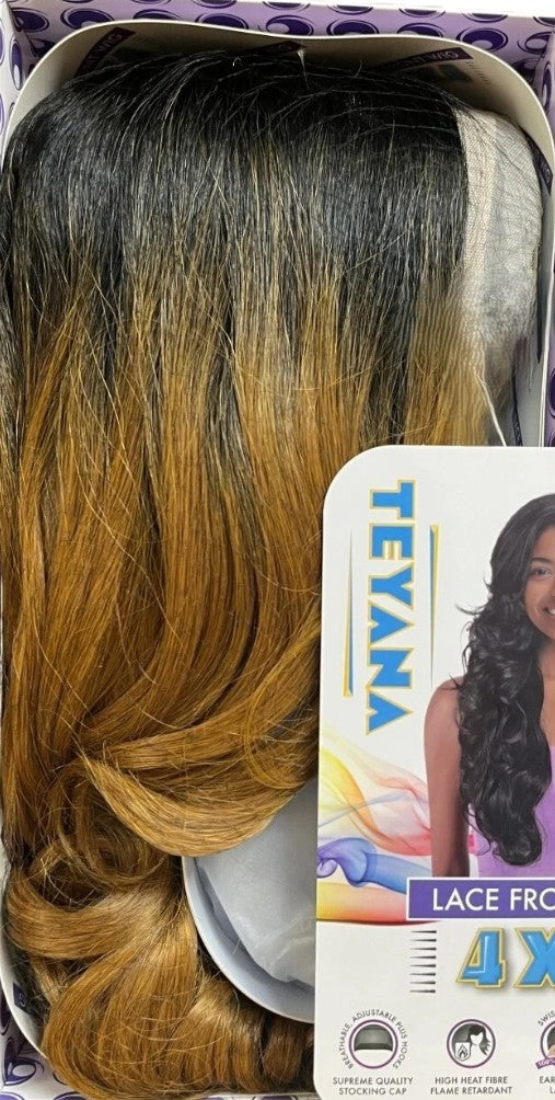 Obsession Synthetic Swiss HD 4x4 Lace Front Free Part Wig - TEYANA