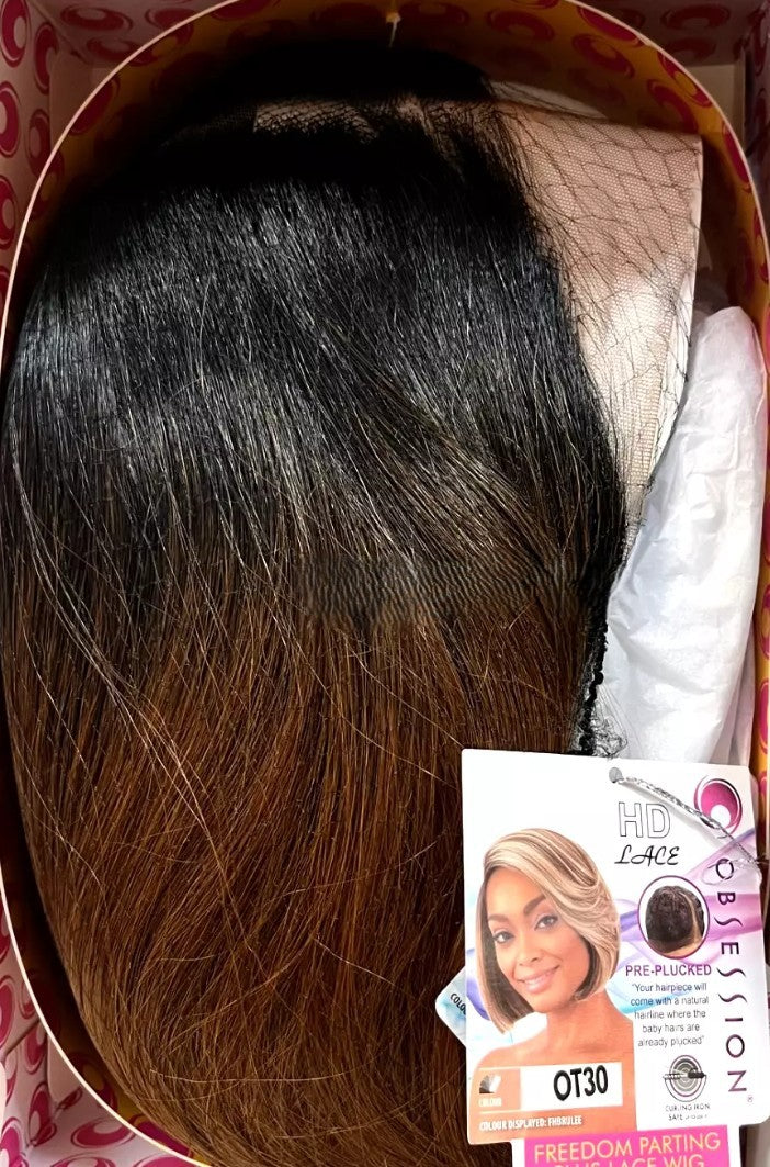 Obsession Synthetic HD Lace Front Bob Hair Wig - Keisha