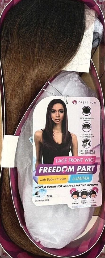 Obsession Synthetic Lace Front Free Part Hand Tied Wig  - Lumina