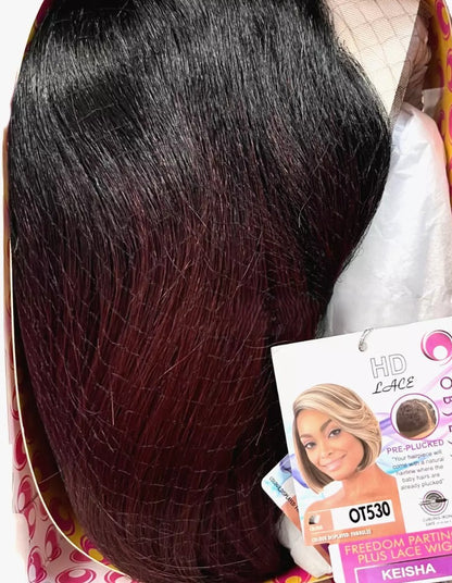 Obsession Synthetic HD Lace Front Bob Hair Wig - Keisha