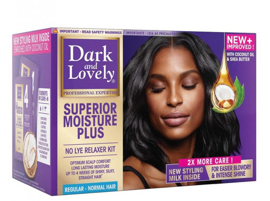 Dark And Lovely Superior Moisture Plus No Lye Relaxer Regular/Super