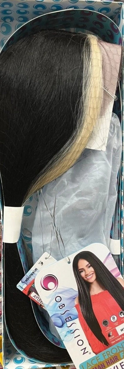 Obsession Lace Front Human Hair Fusion Natural Texture & Wave Hair Wig - Ayleen