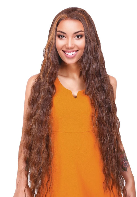 Obsession Brazilian Fusion Human Hair Lace Wig - Shanaya 40"