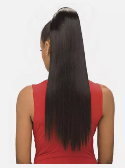 FreeTress Equal Drawstring Long Hair Extension Ponytail - Yaky Straight 22 inch