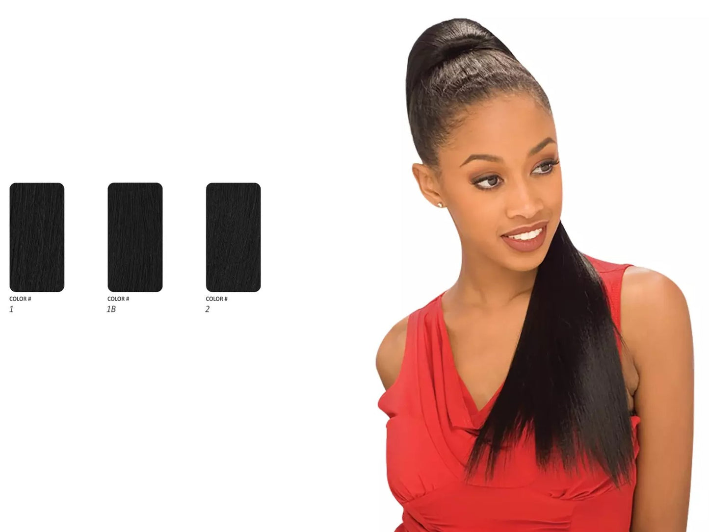 FreeTress Equal Drawstring Long Hair Extension Ponytail - Yaky Straight 22 inch