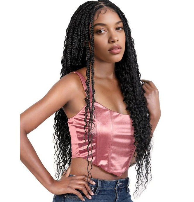 Obsession Boho Braided Lace Wig 26"