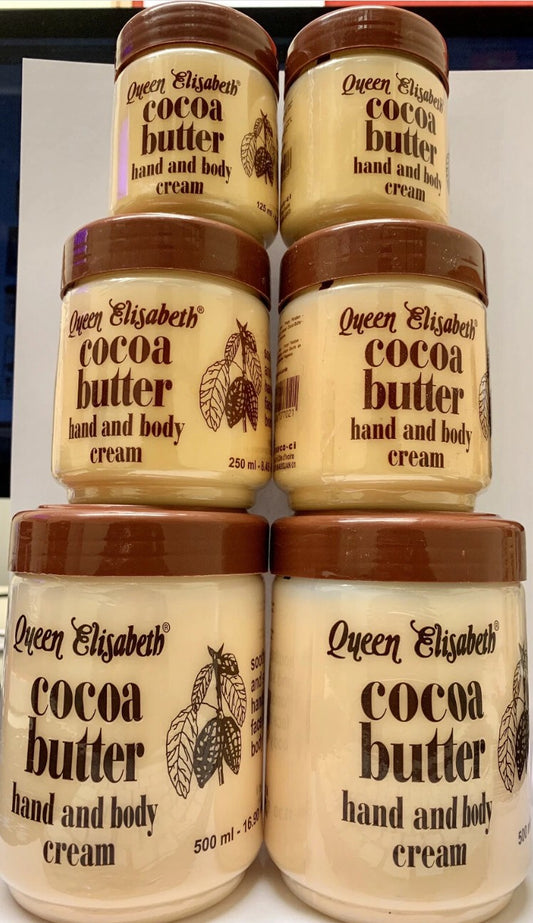 Queen Elizabeth Cocoa Butter Hand and Body Cream