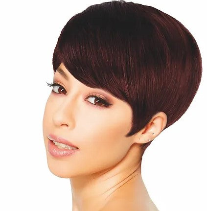 Sleek Human Hair Wig - Ane