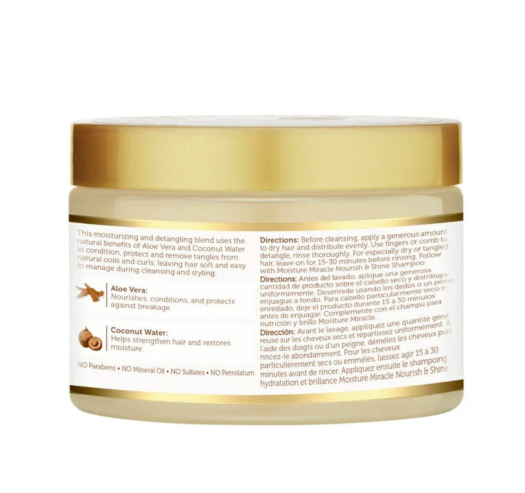 African Pride Moisture Miracle Aloe & Coconut Water Pre-Shampoo 340g