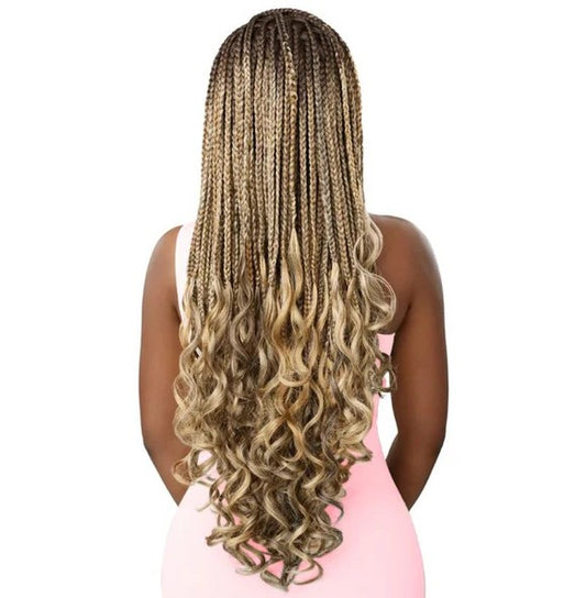 Obsession Hand Made Braid Swiss Lace Hair Wig - Boho French Curl Wig 26 Inches