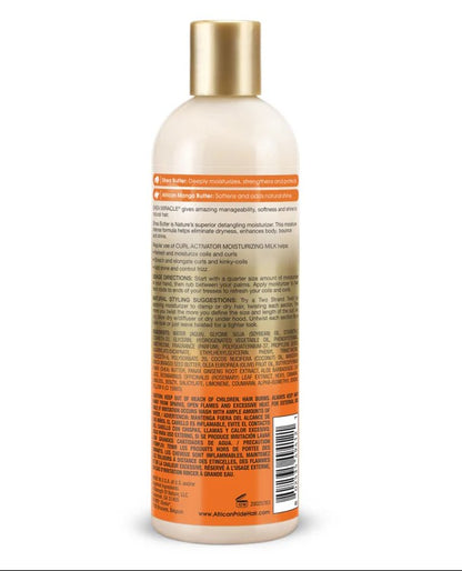 African Pride Shea Miracle Curl Activator Moisturizing Milk 355ml