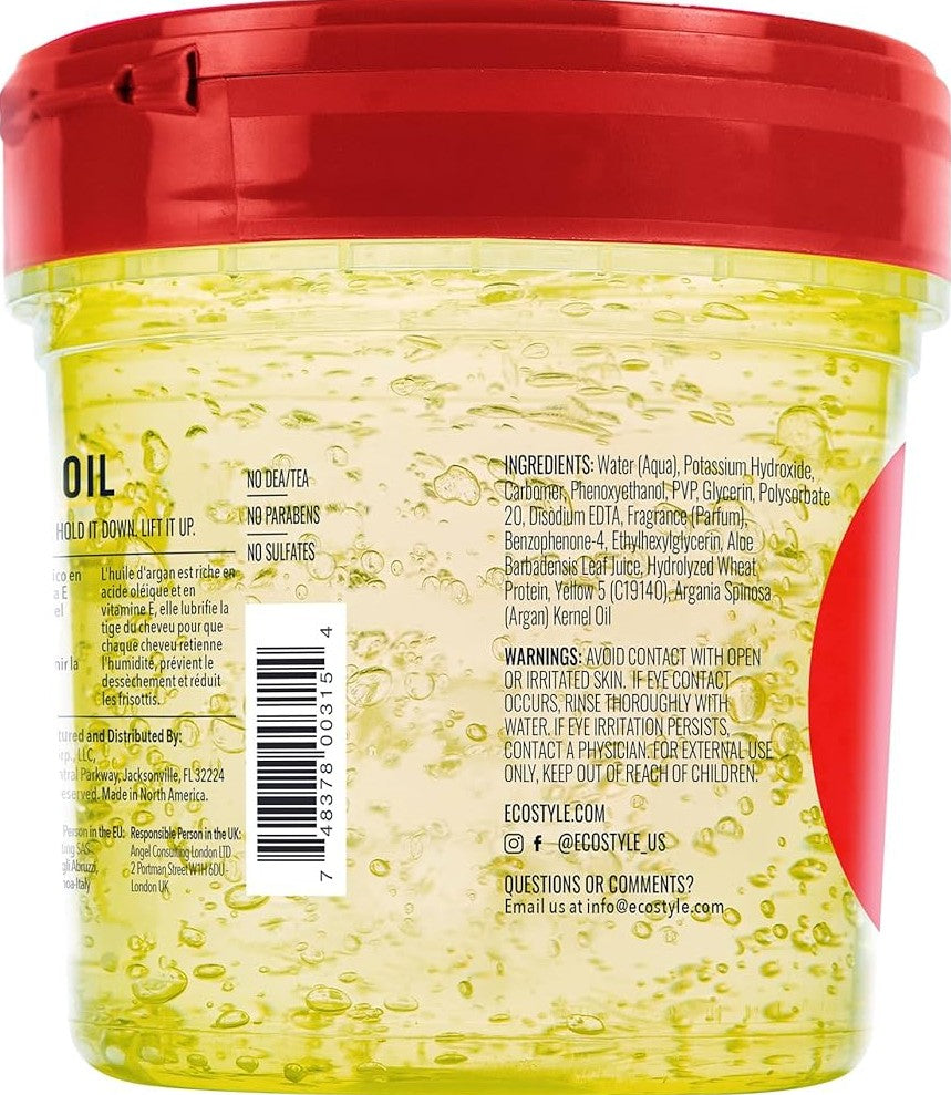 ECO Style Styling Gel - Moroccan Argan Oil (All Sizes)