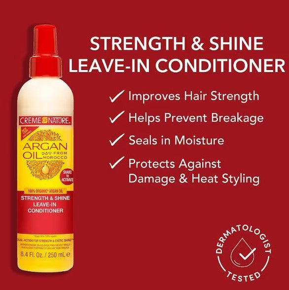 Creme of Nature Argan Oil Strength & Shine Leave-in Conditioner 250ml