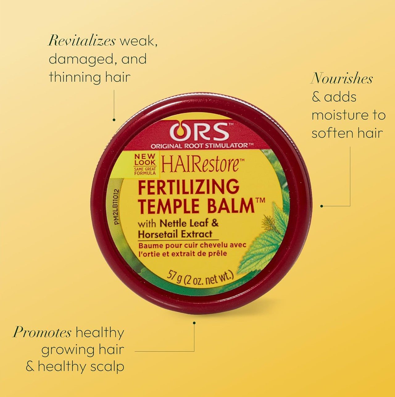 ORS HAIRestore Fertilizing Temple Balm with Nettle Leaf & Horsetail Extract 57g