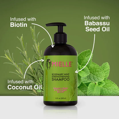 Mielle Rosemary Mint Strengthening Shampoo 355ml