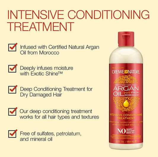 Creme of Nature Argan Oil Intensive Conditioning Treatment 12oz