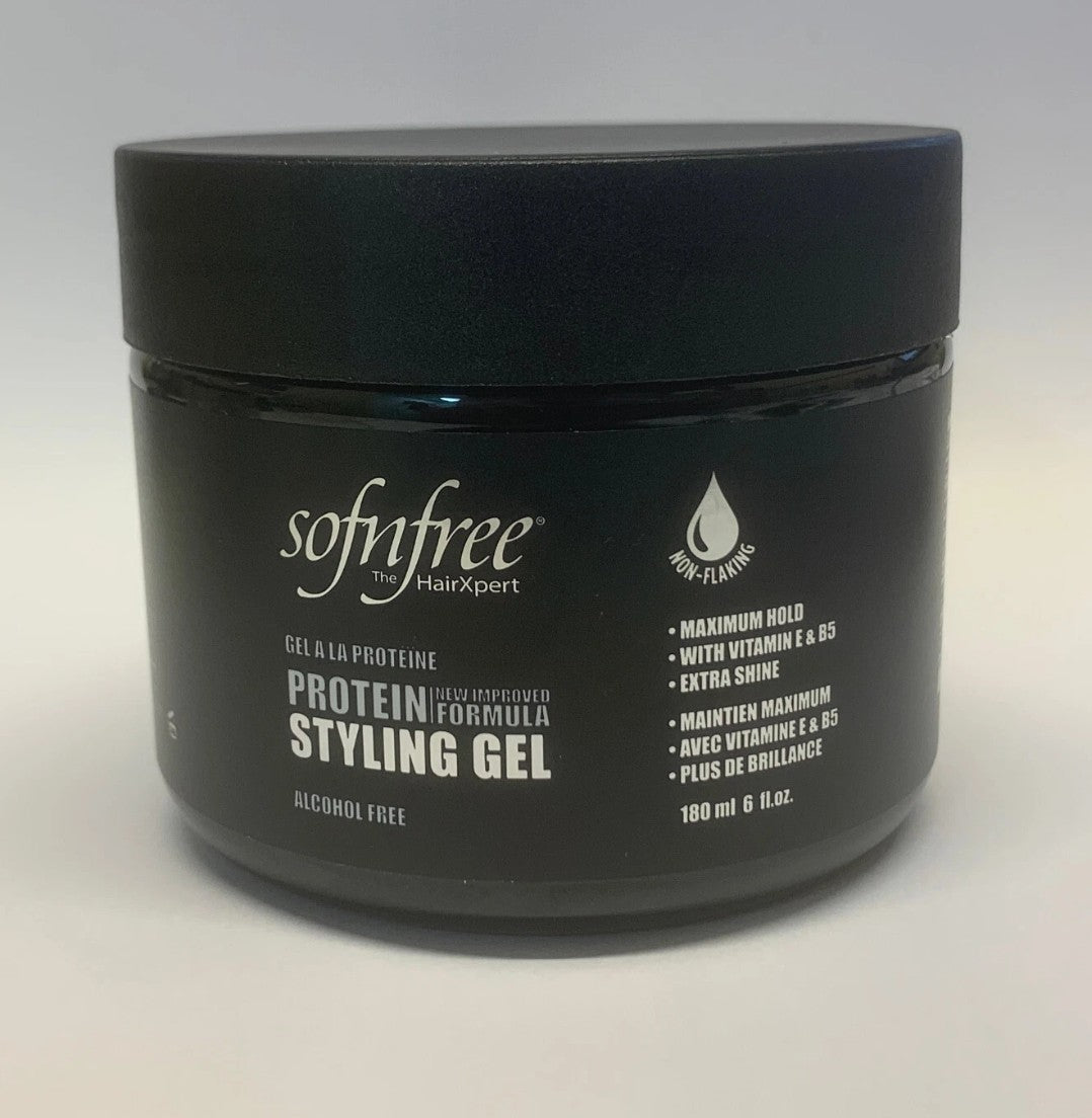 Sof N Free Protein Styling Gel - Black 180ml