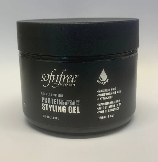Sof N Free Protein Styling Gel - Black 180ml
