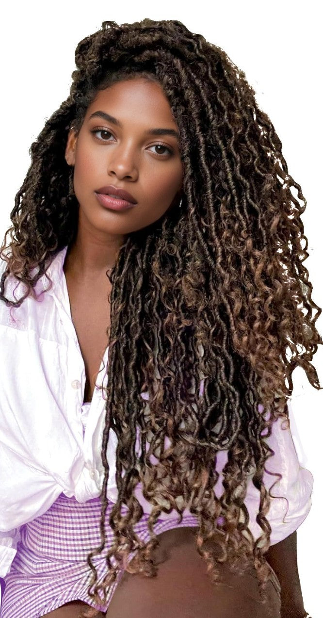 Obsession Boho Locs Braid Lace Wig 26” – Full Lace Swiss Lace – Handmade