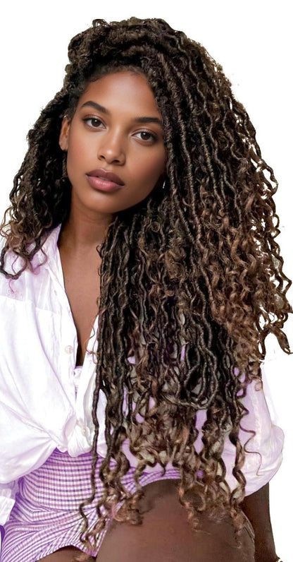 Obsession Boho Locs Braid Lace Wig 26” – Full Lace Swiss Lace – Handmade
