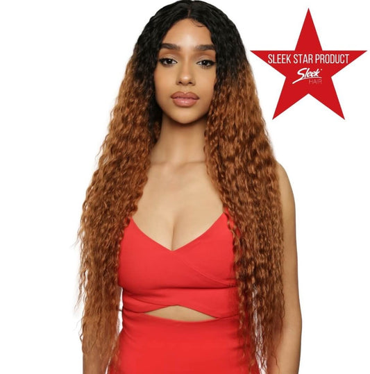 Sleek Human Hair Blend Wig - Brisa