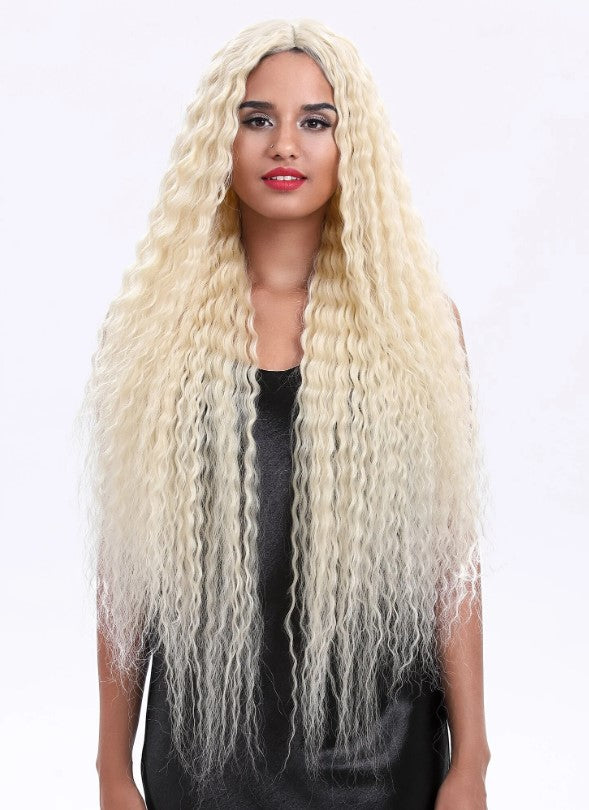 Sleek Human Hair Blend Wig - Brisa