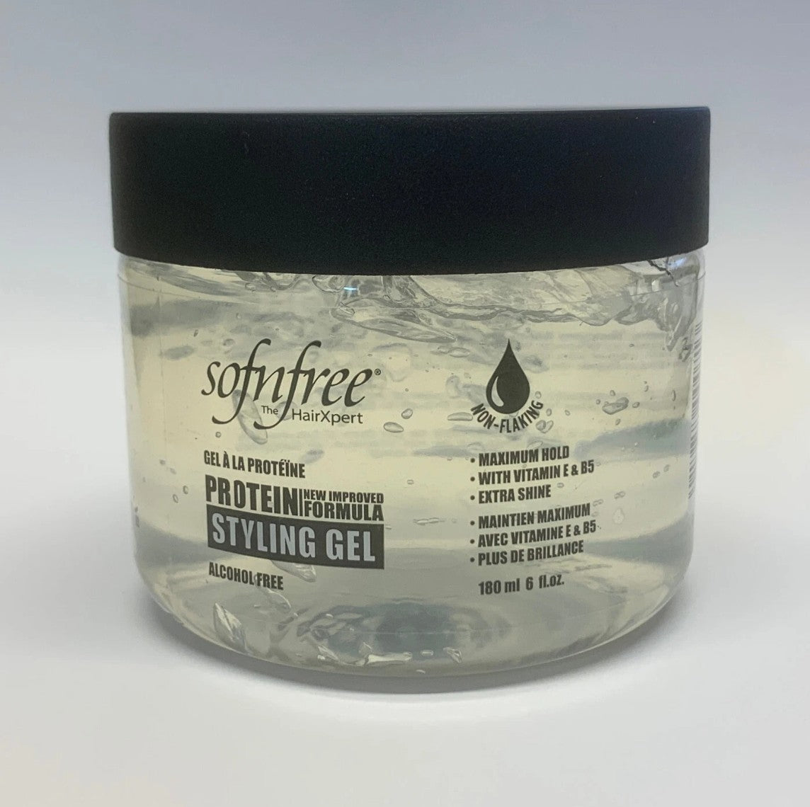 Sof N Free Protein Styling Gel - Clear 180ml