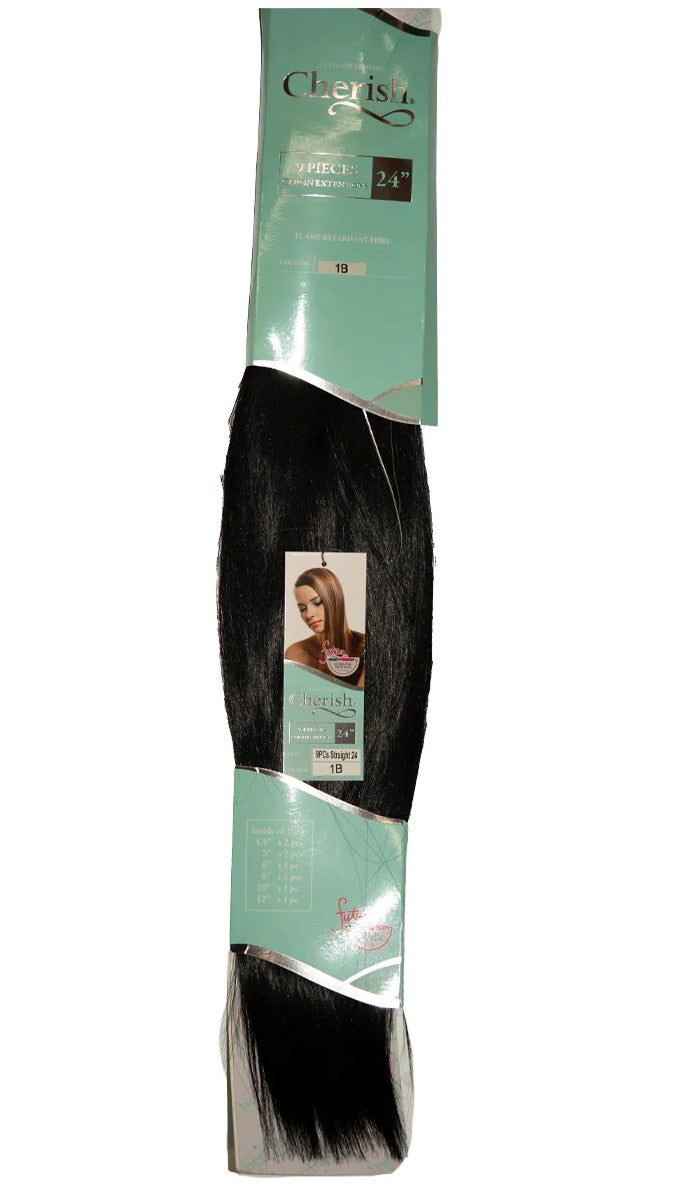 Cherish Clip In Extension 9pcs Straight 24''