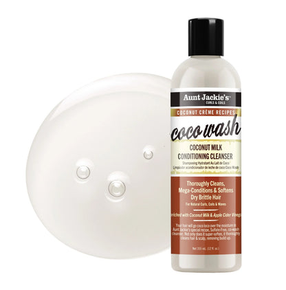 Aunt Jackie's Coco Wash Coconut Milk Conditioning Cleanser 355ml
